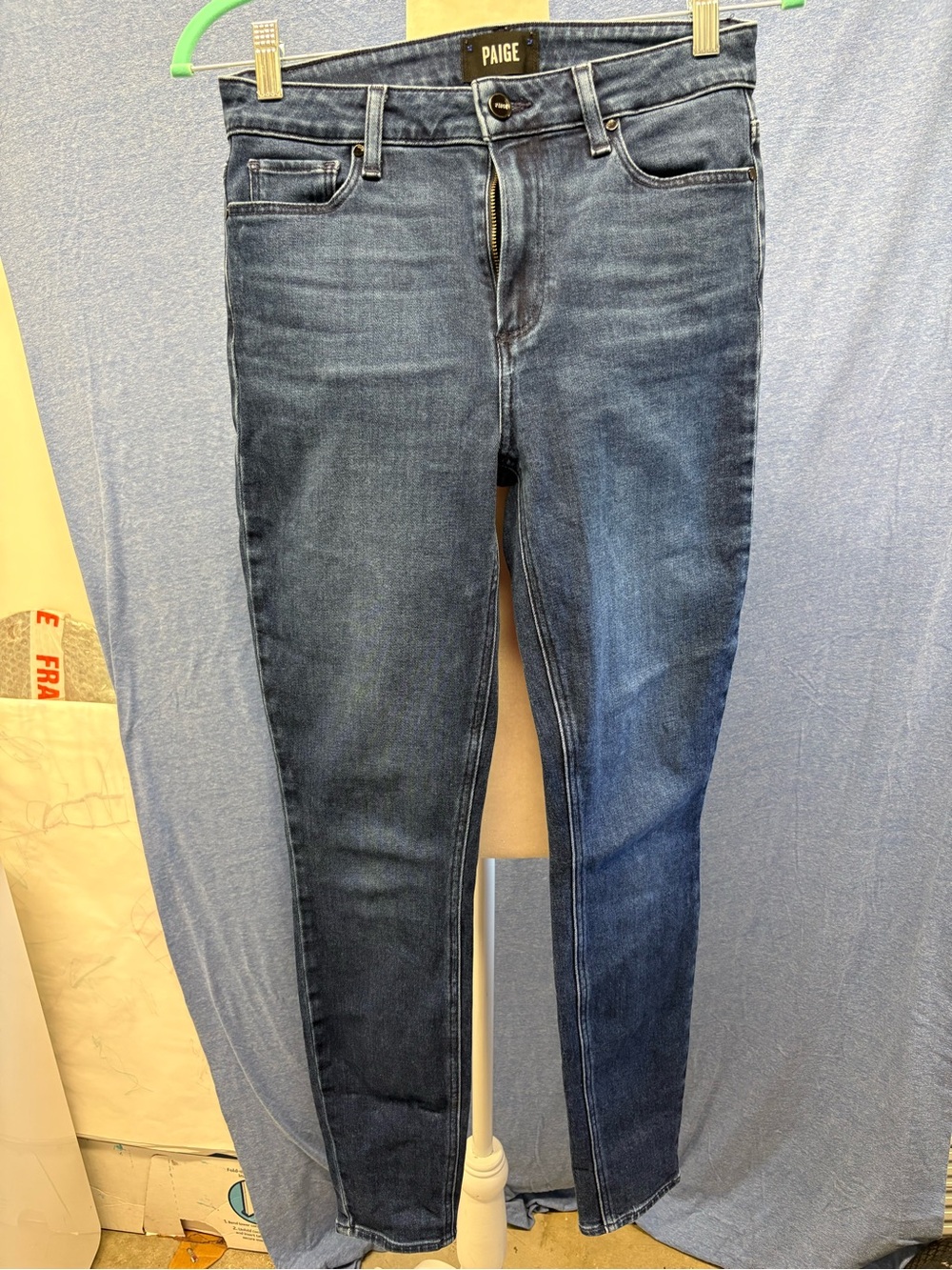 PAIGE Indigo Blue Skinny Jeans